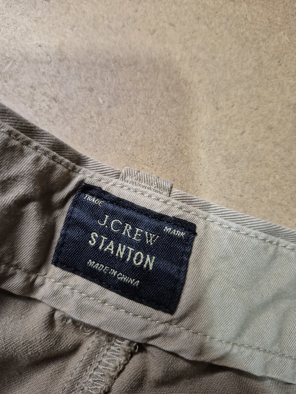 J. Crew Men's Light Khaki Flat-Front Shorts 4213/7